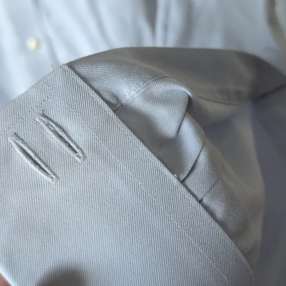 Charles Tyrwhitt White Slim Fit Dress Shirt French Cuffs 17 - Picture 7 of 8